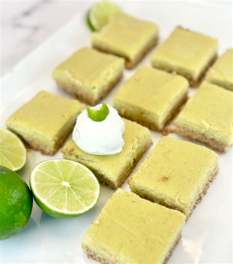 Vegan Key Lime Pie Bars Recipe (Keto, Gluten-Free & Healthy) – Detox ...