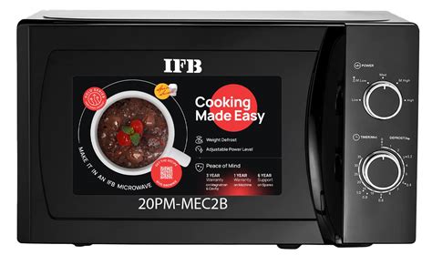 (Refurbished) IFB 20 Litre Solo Microwave Oven (20PM-MEC2B, Mechanical ...