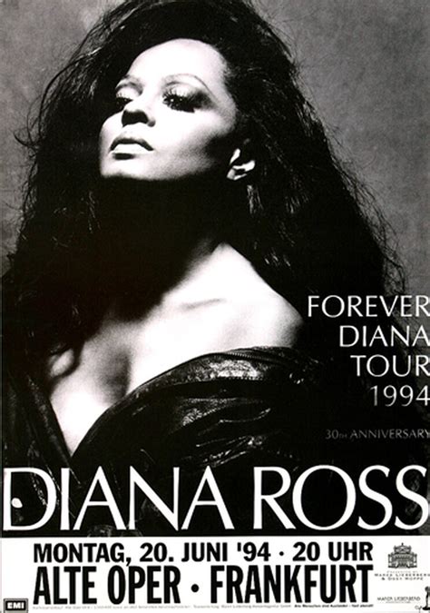 Diana Ross - Forever Diana, Frankfurt 1994 - Konzertplakat, 222,00