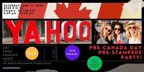 Pre-Stampede Pre-Canada Party!, TradeSpace, 8 Street Southeast, Calgary ...