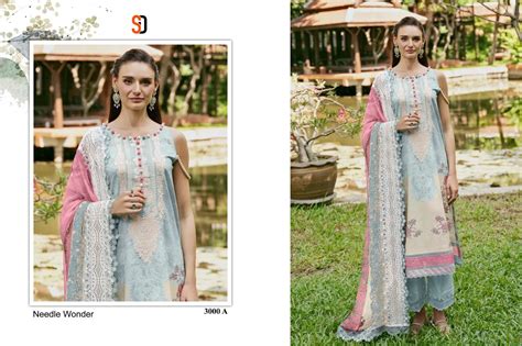 SHARADDHA DESIGNER NEEDLE WONDER VOL 3 COTTON FANCY WORK SALWAR KAMEEZ ...