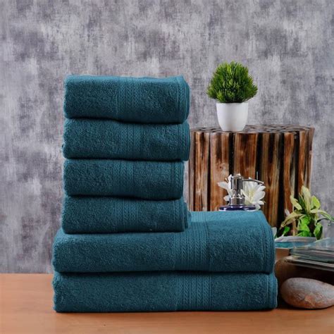 Buy Plush Pamper Towel (Blue) - Six Piece Set Online in India | Vaaree