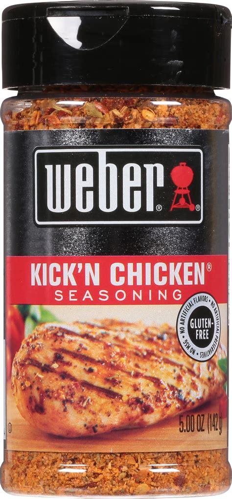Weber Kick'n Chicken Seasoning 5oz - Premium Poultry Seasoning | Buy ...