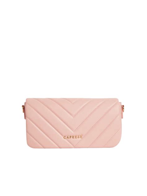 Buy Caprese Riko Large Powder Pink Sling Bag @ 1519 | Caprese Bags