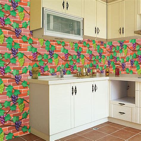 Modern Brick Pattern Self-adhesive Peel-Stick Wallpaper Wall Sticker ...