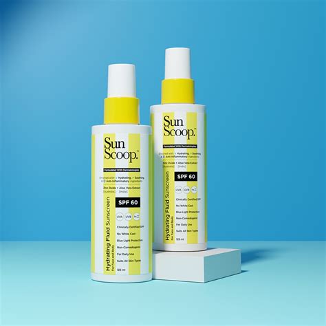 Hydrating Fluid Sunscreen Spray with SPF 60 for Face & Body | Sunscoop ...