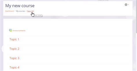 Image result for Moodle Create Course