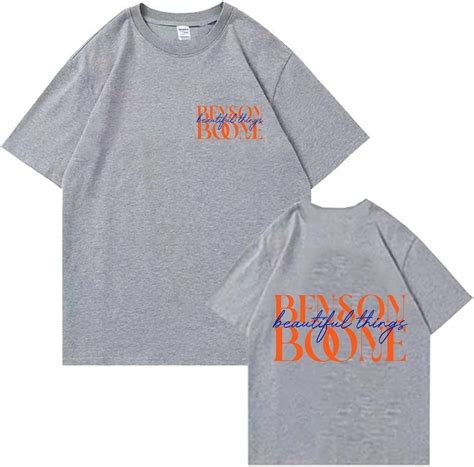 Benson Boone World Tour Merch T-shirt Short-sleeved Unisex Fashion ...