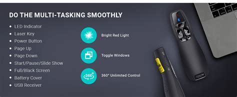 rts 2024-2025 Laser Pointer Wireless Laser Pointer Presenter Remote ...