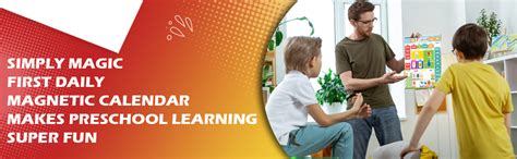 NOURISH Daily Magnetic Calendar, Weather Station For Kids, Moods And ...