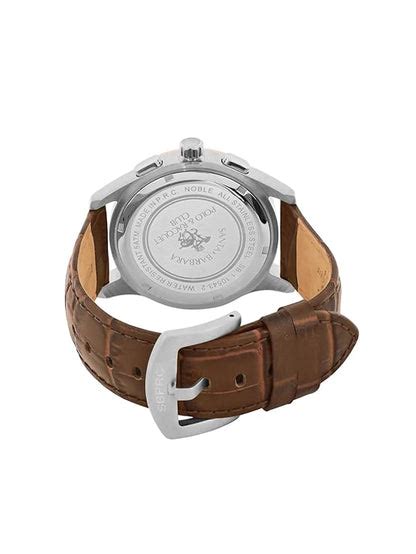 SANTA BARBARA POLO & RACQUET CLUB Silver Dial Chronograph Watch for ...