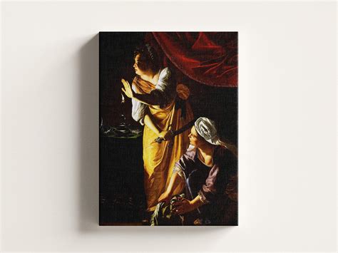 Artemisia Gentileschi Judith And Her Maidservant 1625 Vintage Limited ...