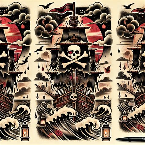 Pin by Herisson on Bras old school | Traditional tattoo sleeve, Pirate ...
