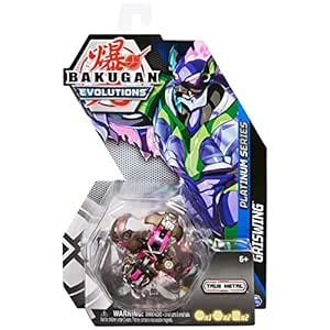 Buy Bakugan Evolutions, Griswing, Platinum Series True Metal Bakugan, 2 ...