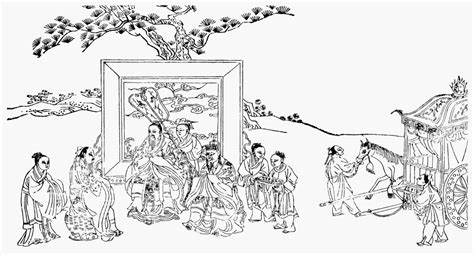 Confucius (C551-479 BC) Nchinese Philosopher Conferring with Dukes of ...