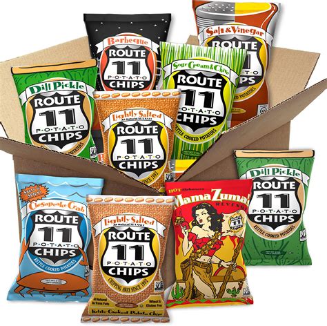 Amazon.com: Route 11 Potato Chips, Road Trip Combo pack