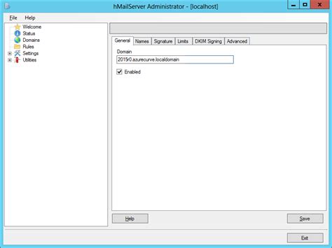 Image result for hMailServer Localhost Config