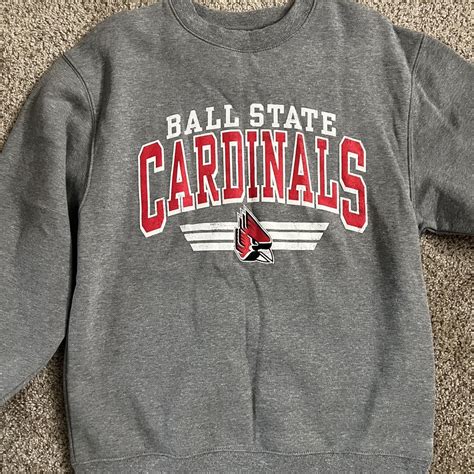 Ball State University Cardinals grey jansport... - Depop