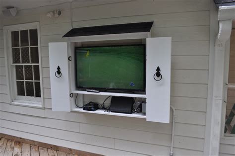 Designing And Building An Outdoor Tv Cabinet - Home Cabinets