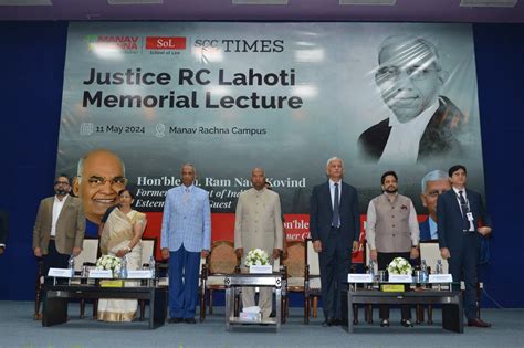 Ram Nath Kovind, Former President of India Visits Manav Rachna Campus ...