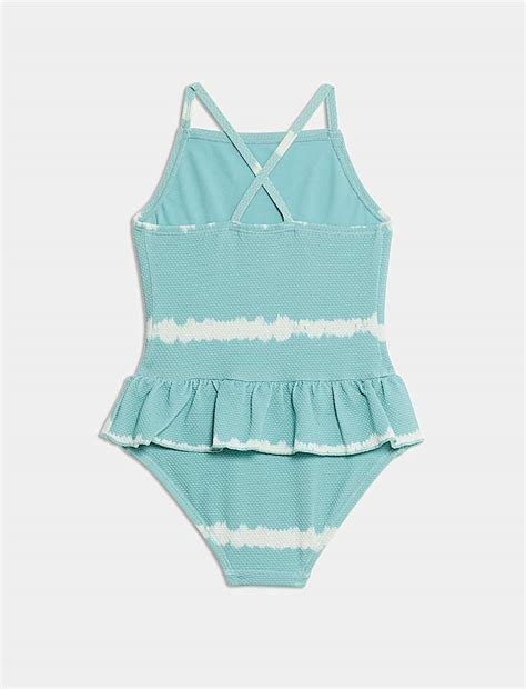 Buy Tie Dye Swimsuit (2-8 Yrs) at Marks & Spencer