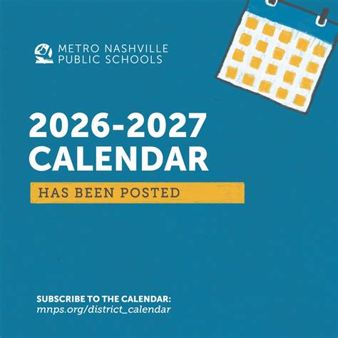 Metro - Community, the 2026-2027 calendar has been added to the ...