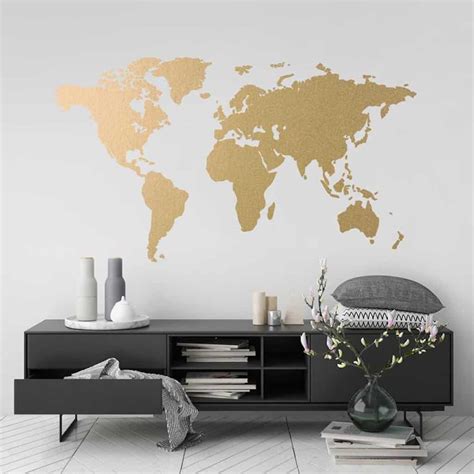 12 Best World Map Wall Art Designs to Decorate Your Home in 2022 - The ...