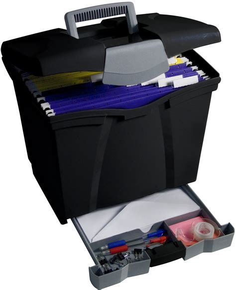 Image result for Storex Portable File Box