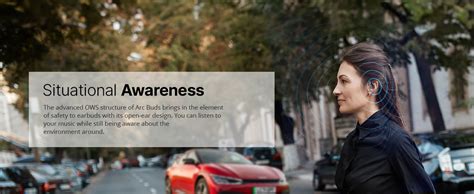 CrossBeats Arc Buds OWS Open Ear Wireless Earbuds | Spatial Audio ...