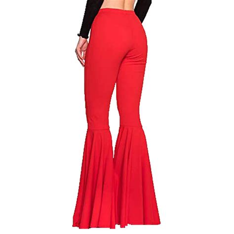 1970s Disco Y2K Bell Bottoms Pants Flared Trousers Doll Fancy Dress ...