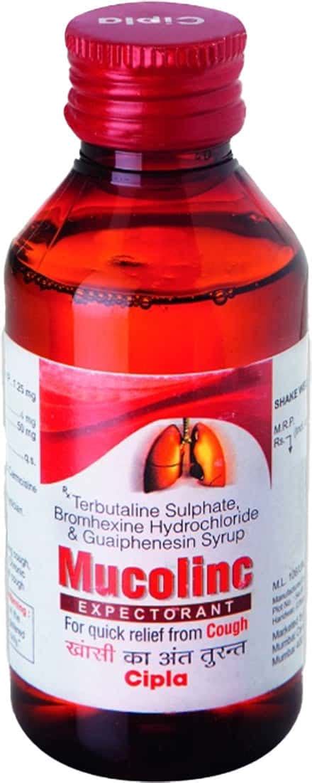Mucolinc Bottle Of 100ml Syrup: Uses, Side Effects, Price & Dosage ...