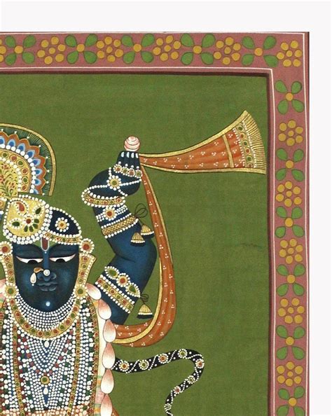 Buy Shrinath Ji Pichwai Painting on Cloth Indian Pichwai Online in ...
