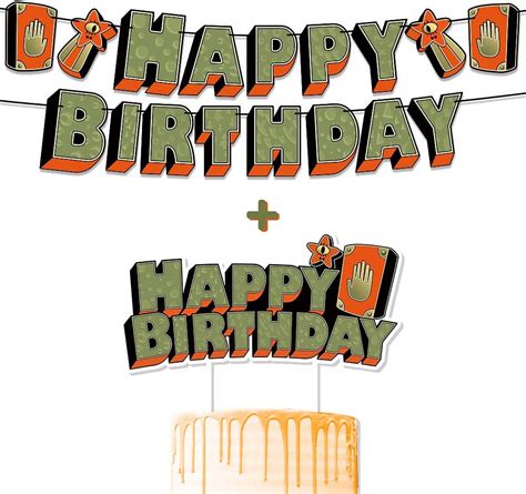 Buy Gravity Falls Inspired Happy Birthday BannerCake Topper, Movie ...
