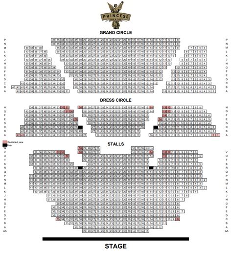 Image result for Princess Theatre Decatur Seating Map