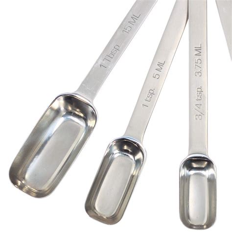Measuring Spoons - Masterclass Stainless Steel - Little Green Shop