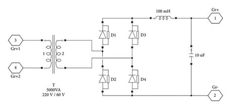 Simulink Tutorial Simscape Rectifier 的图像结果