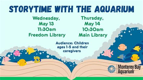 Storytime with the Aquarium, 275 Main St Ste 100, Watsonville, CA ...