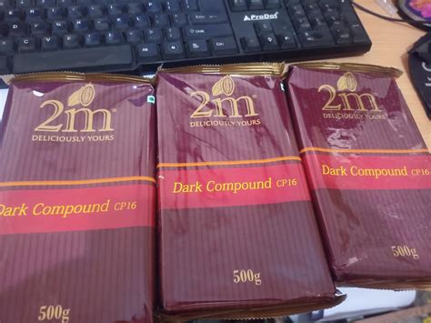 Konfiz 2M Dark Chocolate Compound Slab(Cp-16) Perfect For Baking, Cake ...