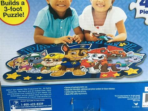 Nickelodeon Paw Patrol 46 Piece Educational Giant 3ft Floor Jigsaw ...