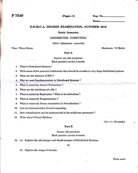 2122652902 ddmcas-7 distributed oct 2019 - ffi F 7549 Time: Three Hours ...