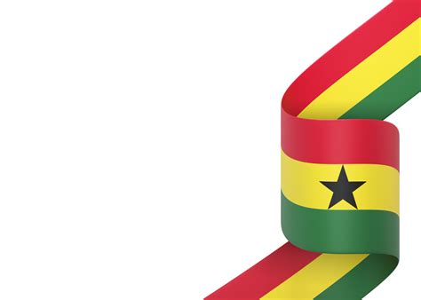 Ghana flag design national independence day banner element transparent background png 11346403 PNG