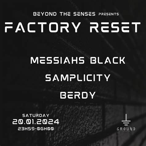 Factory Reset , Ground Club Luxemburg 48 Rue De Hollerich, 1740 Gare ...