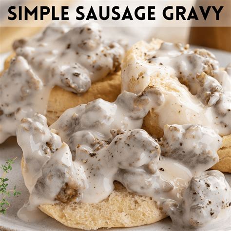Simple Sausage Gravy - Fast & Easy Recipe
