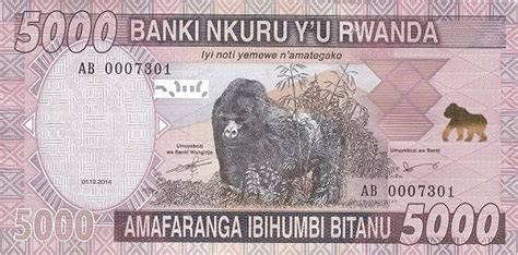 Rwanda 5,000 Francs – Buy Foreign Currency