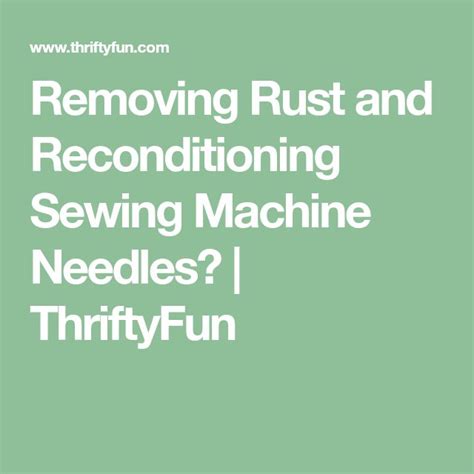 Image result for Remove Rust Singer Sewing Machine