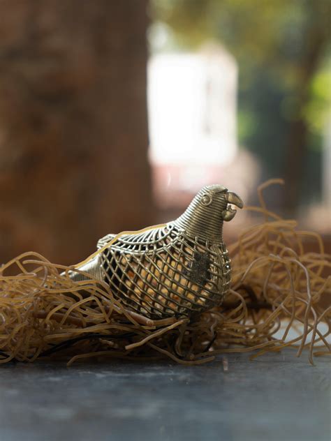 Buy Dhokra Bird Sculpture | Indian Metal Handcraft for home Decor