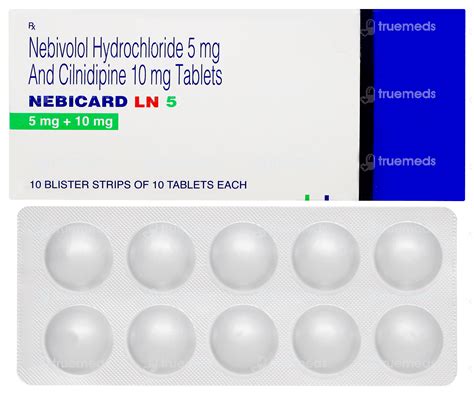 Nebicard Ln 5 MG | Order Nebicard Ln 5 MG Tablet Online at Truemeds