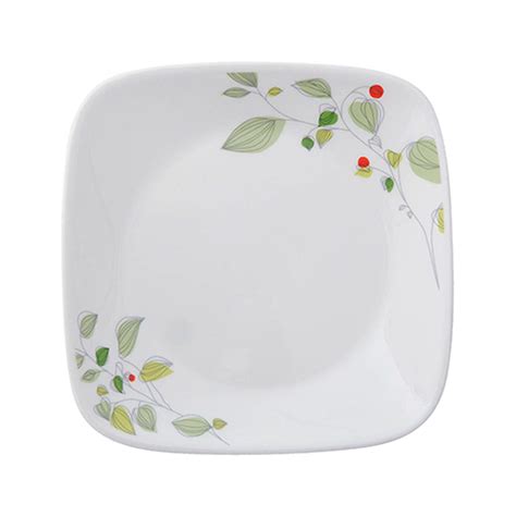 Corelle Asia Square Round Collection Green Breeze 17 cm Square Round S ...