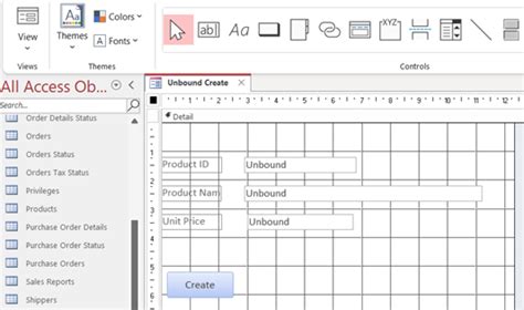 Access VBA Create Table with SQL 的图像结果