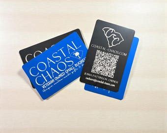 Buy Laser Engraved Aluminum Business Cards - Personalized and Unique ...